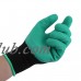 Blue + Black 2 Pairs Plastic Claws Gardening Gloves For Digging Planting Gardening Gloves   569884207